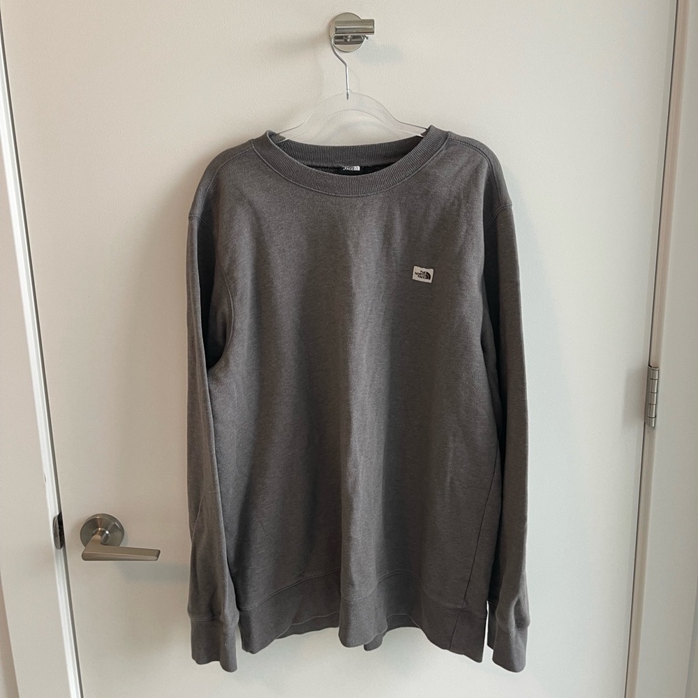The North Face Gray Crewneck Sweatshirt